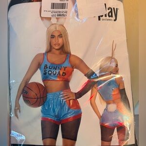 Forplay Bunny Squad Costume in Blue and Orange